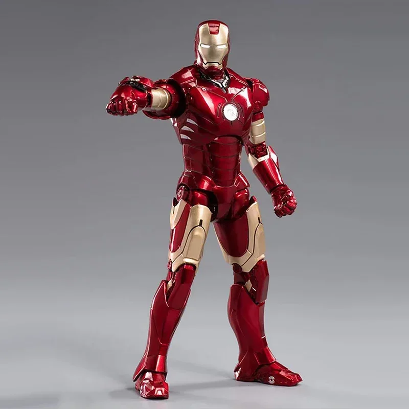 ZD Toys Iron Man MK3 Model 7inches Action Figures Tony Stark Iron Man 1/10 Avengers Genuinely Collect Model Ornaments Boy Gifts