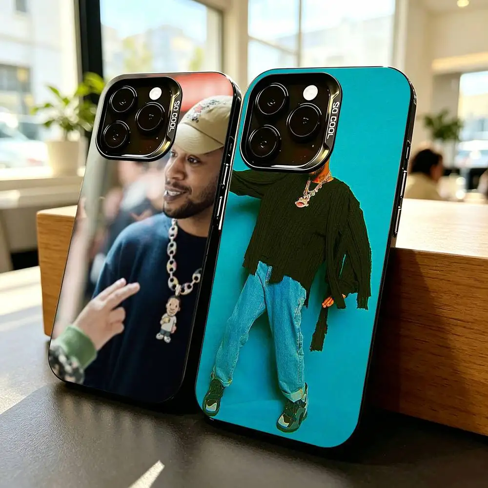 

Rapper-r and songwriter-r Kid Cudi Phone Case For iPhone 17,16,15,14,13,12,11 Plus,Pro Max,XS,Colorful Silver Black Cover