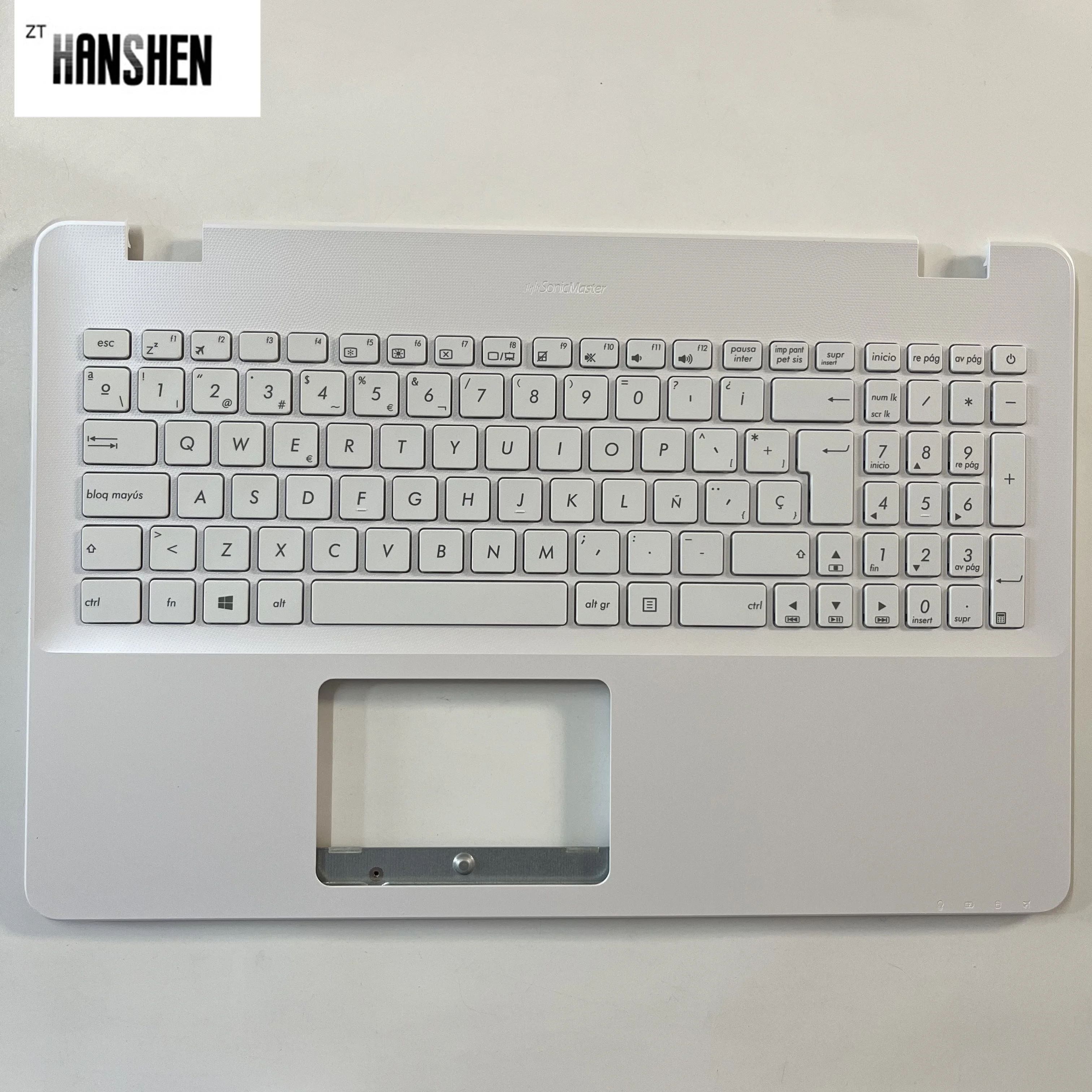 Imagem -02 - Hanshen-c Shell para Asus la sp fr gr it Palmrest Eua Reino Unido Teclado Tampa Superior X542 K542 X542u Fl8000u A580u F580u V580