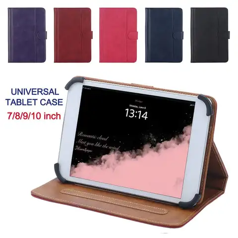 7/8/9/10 inch Universal Tablet Case Shockproof Multi-Angle Viewing Tablet Stand Cover Dual Color for Samsung/Huawei/Xiaomi