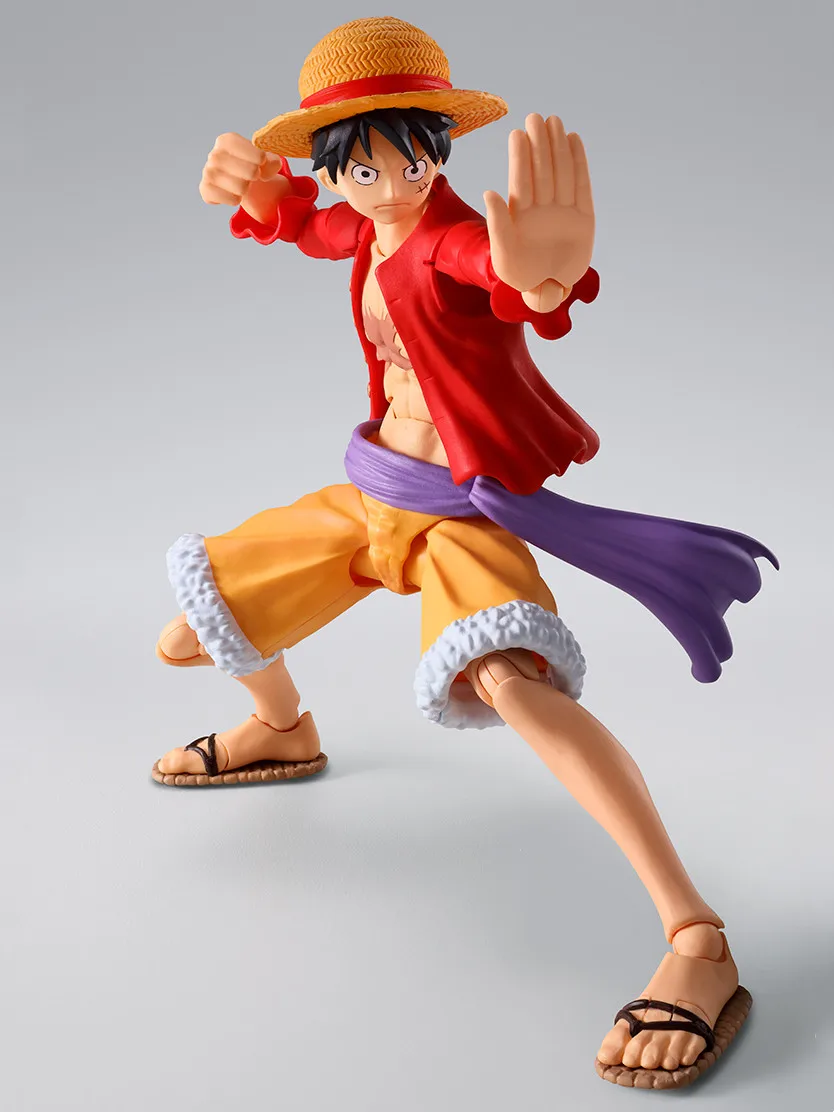 Monkey D Luffy Figura de Ação Anime, S.H.Figuarts, O Raid em Onigashima, Coleção, Presentes Originais