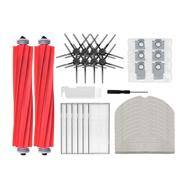 

LUWEI For Roborock S7 Maxv / S7 Maxv Plus / S7 Maxv Ultra / G10S Robot Vacuum Accessory Kit Main Side Brush Hepa Filter Rag Dust