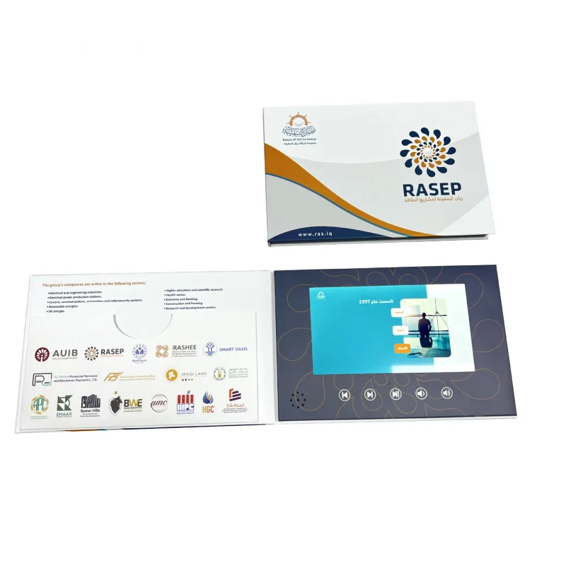 حسب الطلب. مخصص في المخزون 7 بوصة IPS شاشة A5 فيلم الإعلان الرقمي الترويجية بطاقة تهنئة الفيديو الصلبة Nego #2