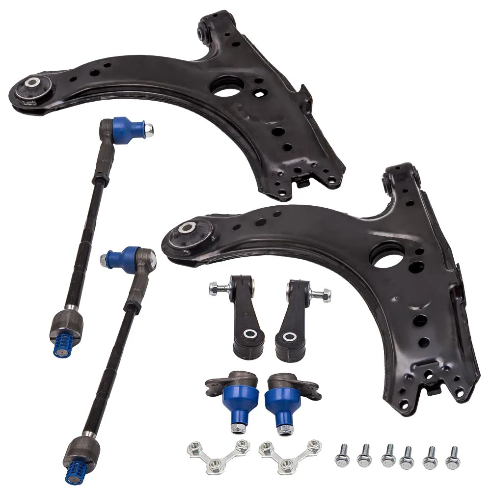 Front Lower Suspension Wishbone Control Arms Link Bars For VW Golf Mk4 1997- 2006