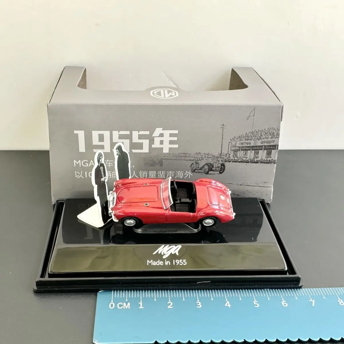 1:72 MG EX181 1957 MG MGA 1955 Odlewane modele samochodów ze stopu, zabawki samochodowe, miniaturowe modele samochodów dla dzieci