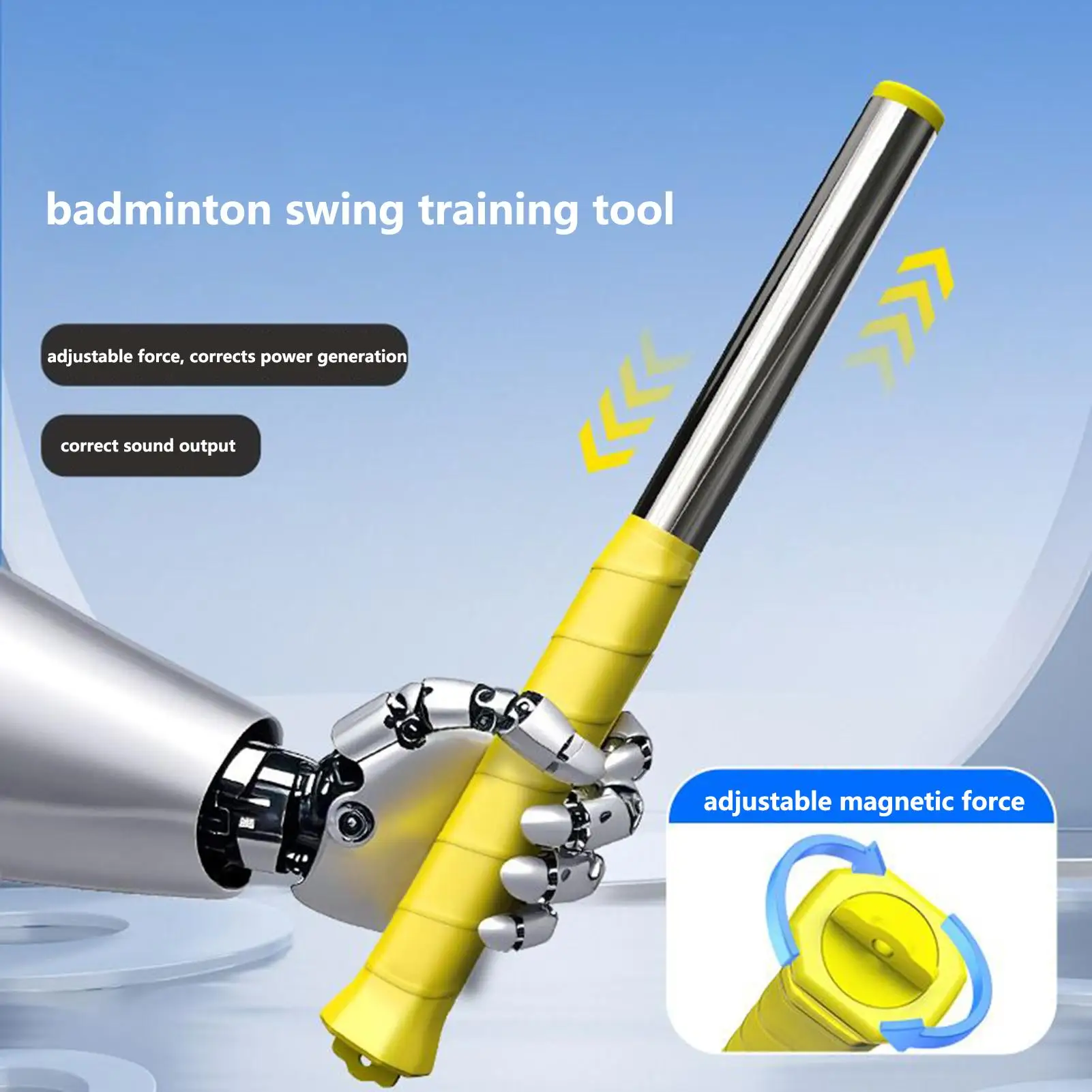 เครื่องฝึกซ้อมวงสวิงแบดมินตัน ใช้งานได้จริง ไม่ลื่น ผลิตจากสแตนเลส ช่วยฝึกการตีกลับ เหมาะสำหรับผู้เล่นขั้นสูง