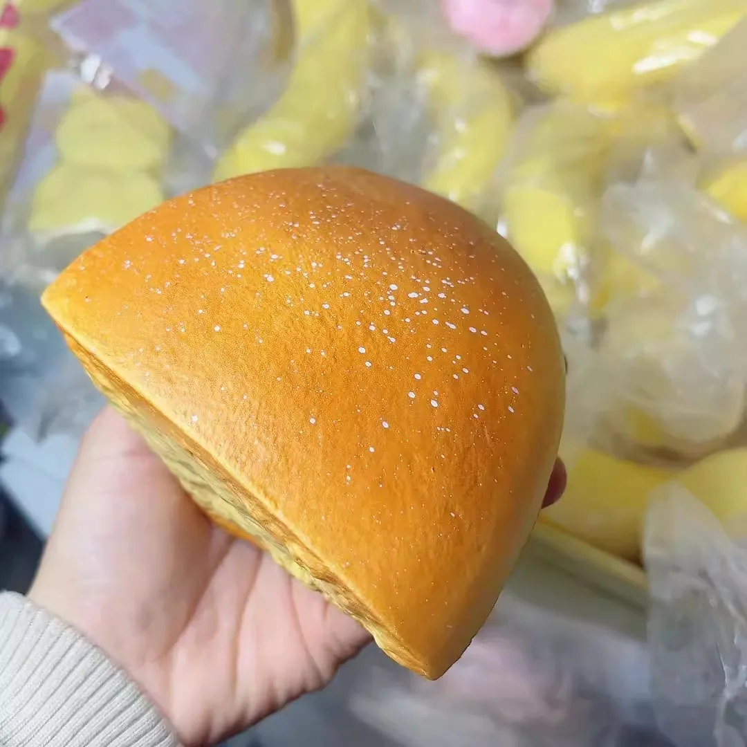 Simulation Bread Squishy Toy Creamy Mud Texture Slow Rising Soft Squeeze Stress Relief Prank Toy For Kids Adults Party Favors