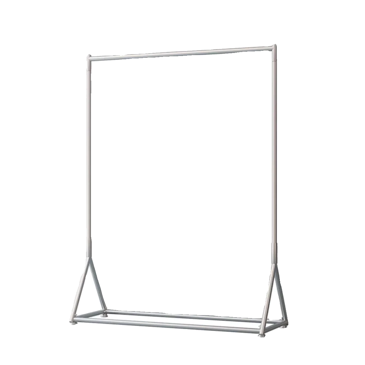 

Clothing store display hanger floor-to-ceiling combination floor-to-ceiling women's clothing display side hanger silver shelf