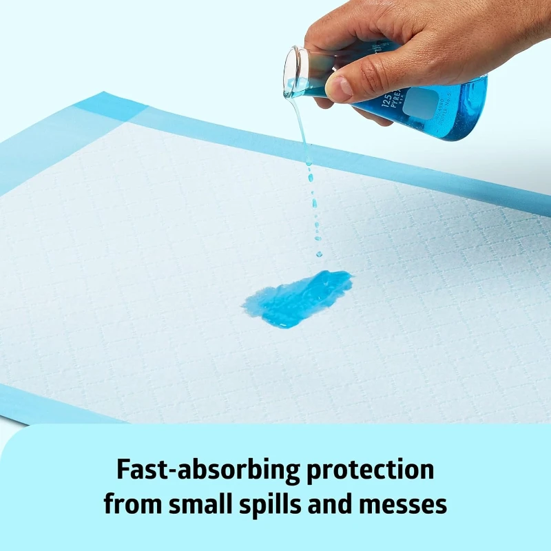 وسادة سفلية ممتصة للضوء من ميدلاين، مقاس 23 بوصة × 36 بوصة، 50 قطعة، سرير للاستعمال مرة واحدة، حماية للأثاث والسطح، للأطفال والكبار، #6