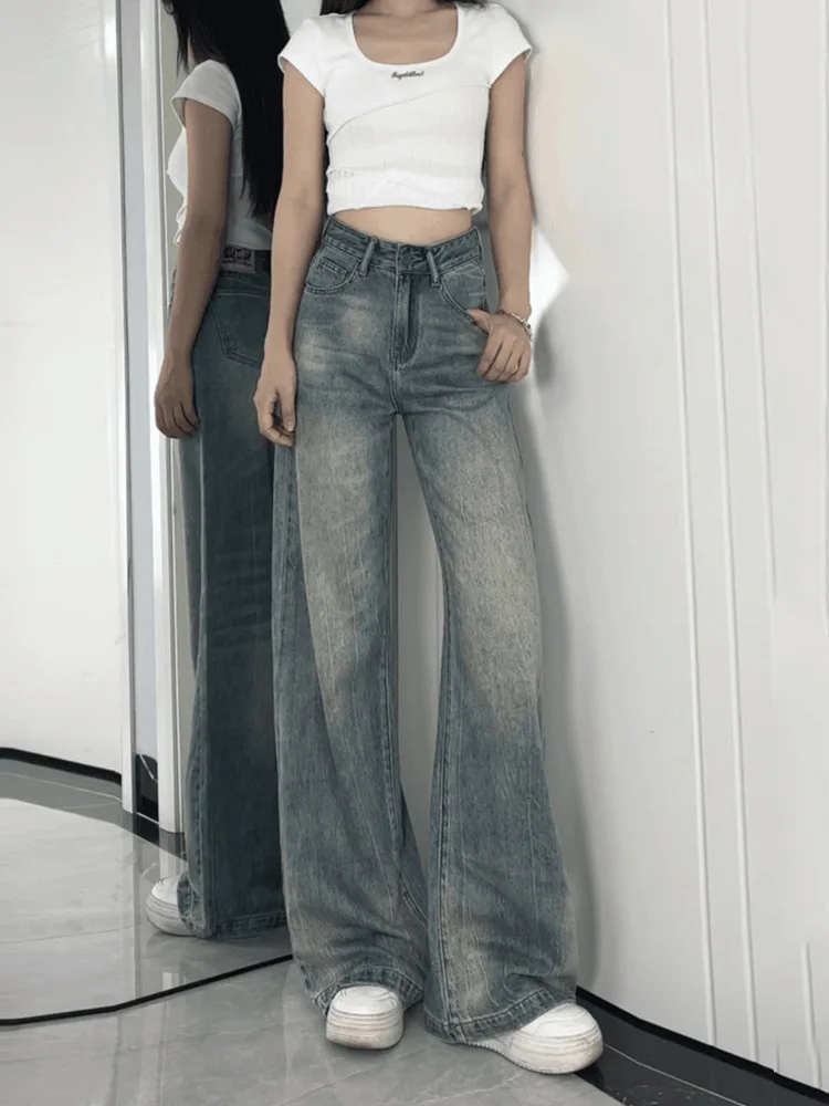 بنطال ذو قصة أرجل واسعة جودة المرأة الصيف دنة مطاطا طويلة جدا لينة سيوليش جوفاء فلوي Femininas قابل للتعديل خفيفة الوزن OL #5