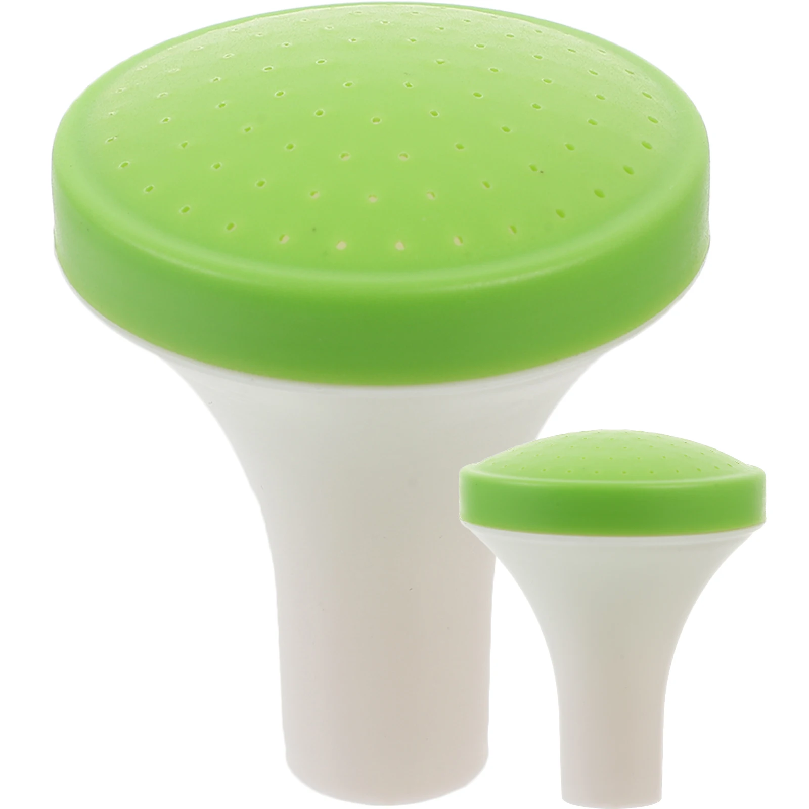 

2 Pcs Watering Can Nozzle Spray Head Sprinkling Heads Sprinkler Cap Bonsai Long Mouth Sprayer Garden Plastic Tools