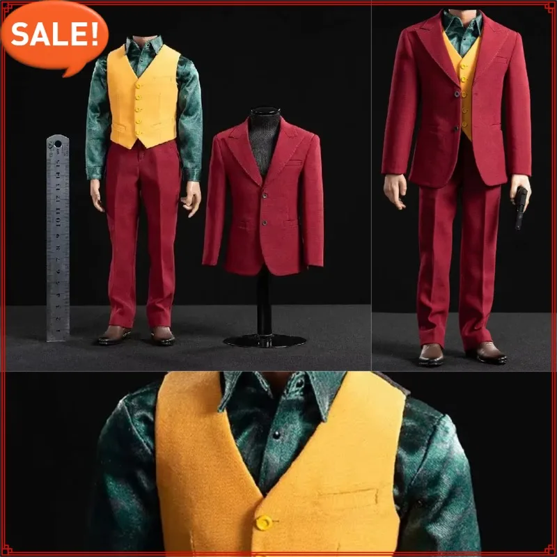 

Toy Center 1/6 Male Soldier Vest Shirt Pants Head Sculpt Body DC Comic Classic Red Suit Model for 12" Action Figure Doll Hobby
