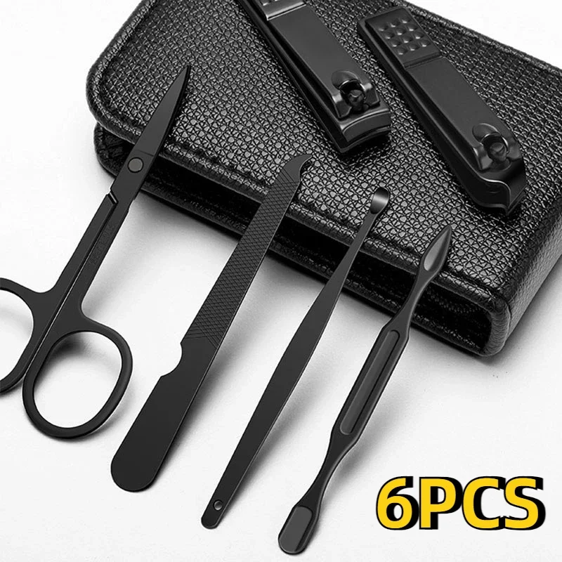 Nail Scissors Set Household High End Mens And Womens Special Nail Clippers Manicure Beauty Tools 6 Piece Portable Household