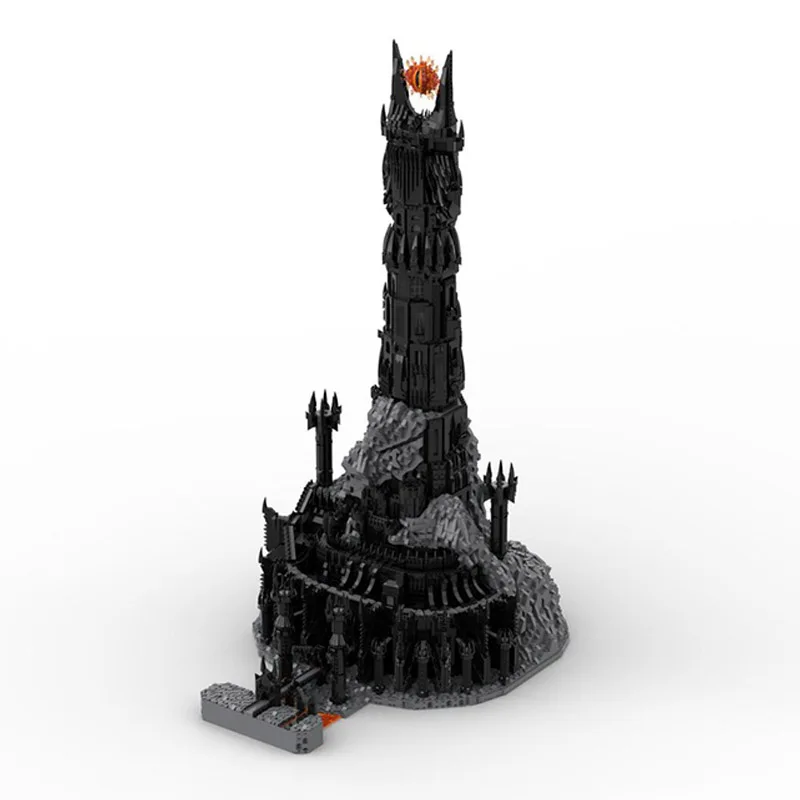 13828pcs The Rings Dark Tower Barad-dûr Modular Castle Building Blocks DIY Creativity Kids Bricks Toys Christmas Gifts Moc-10333