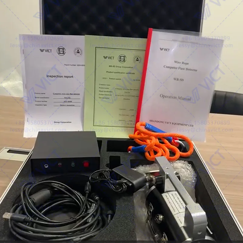 Steel Wire Rope Flaw Detector Wire Rope Flaw Tester For Port