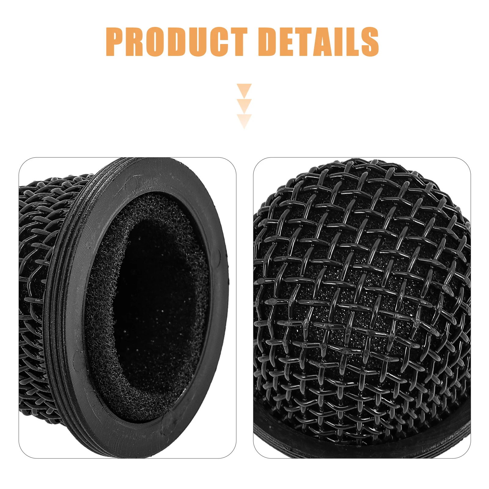 

Microphone Mesh Head Metal Grille Replacement Durable Protector For Wireless Mic Cordless Parts Ktv Supplies Mic