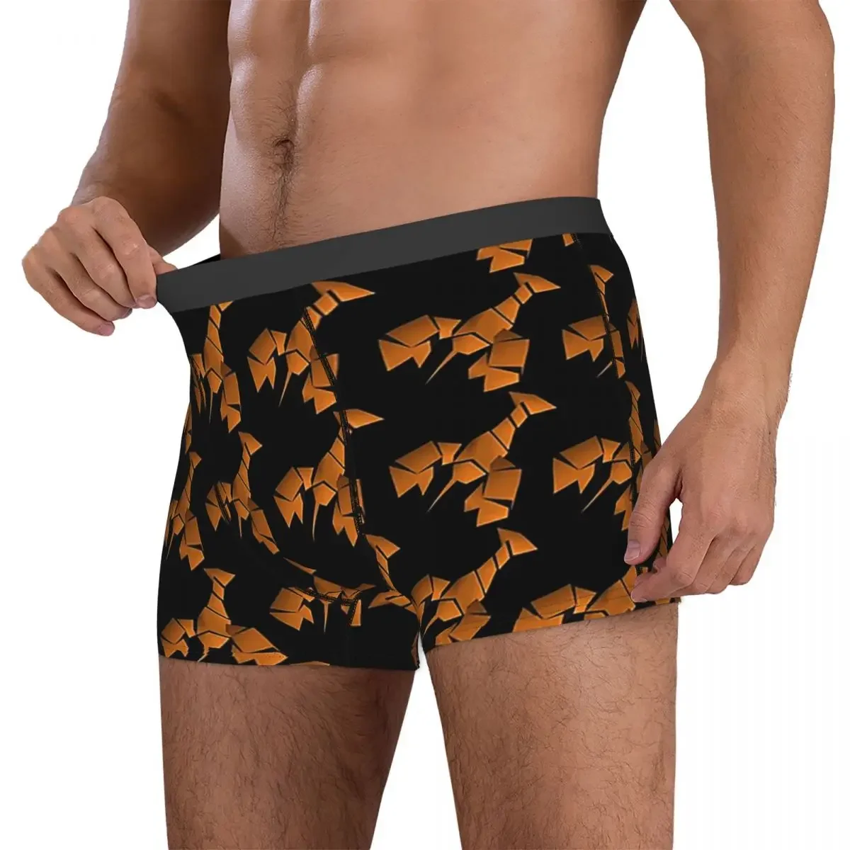 Calça Boxer para homens, Running Scape, calcinha lagosta, roupa interior para ventilação, presente namorado