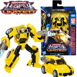 Transformers Legacy United Deluxe Animated Universe Bumblebee Action Figure Model Toy Collection Hobby Gift