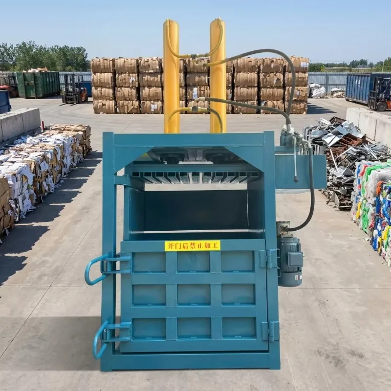 Hydraulic Baling Machine High Density Hydraulic Compactor Waste Plastic Paper Textile Customized