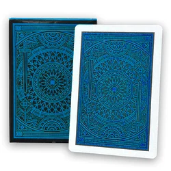 Blue Phantom Playing Cards High-end Frosted Plastic PVC Waterproof Deck of Cards Environmentally Poker for Recreation Collection
