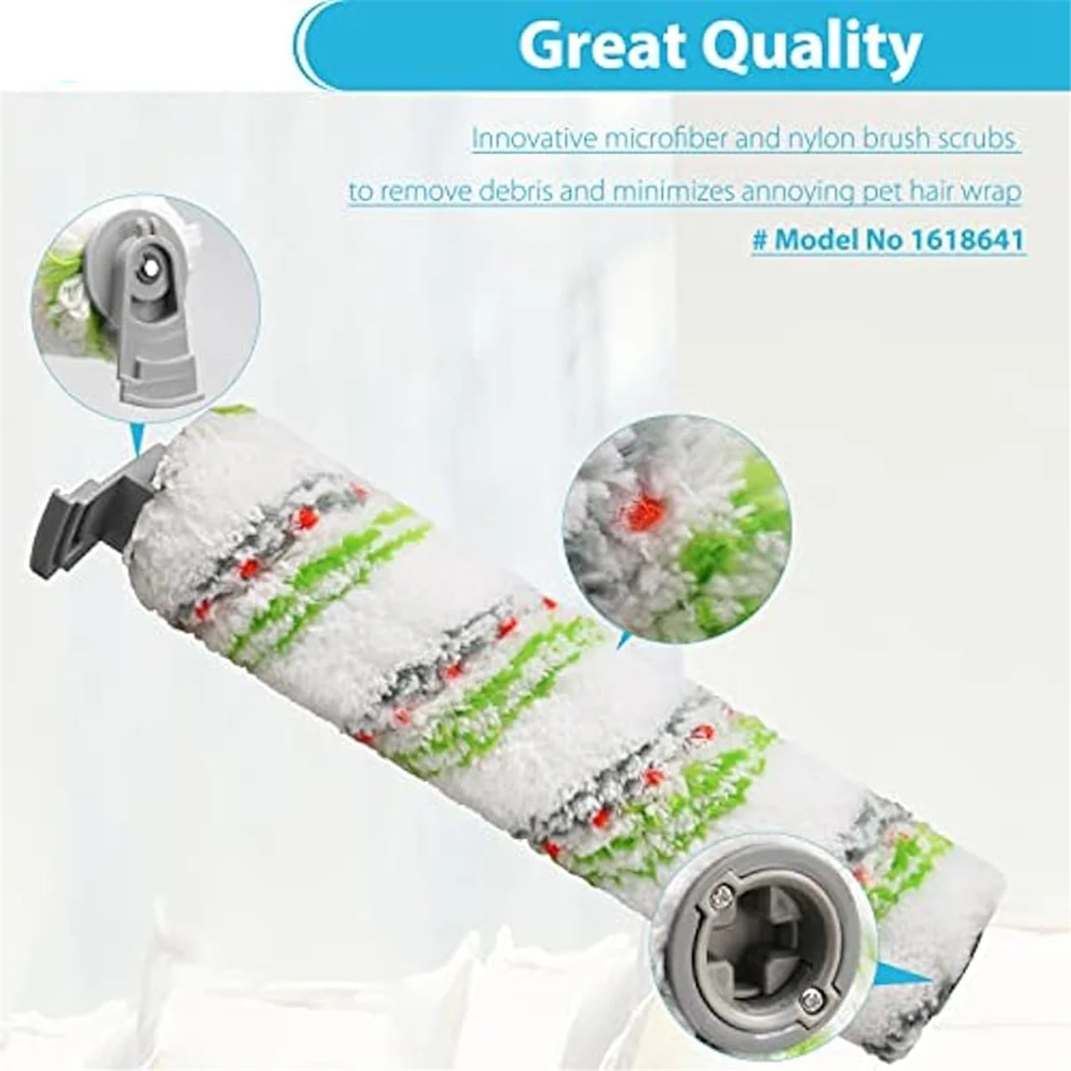 Kit de filtro de rodillo de cepillo para aspiradora en seco y húmedo Bissell X7 Crosswave Pet Pro 3279 3277 3011 3055 multisuperficie todo en uno