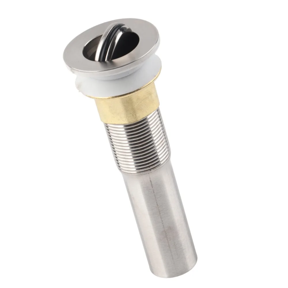 Without Overflow Sink Drain Stopper Flap Type Stainless Steel Basin Drain Strainer Silver Anti Clog Strainer Drain Assembly