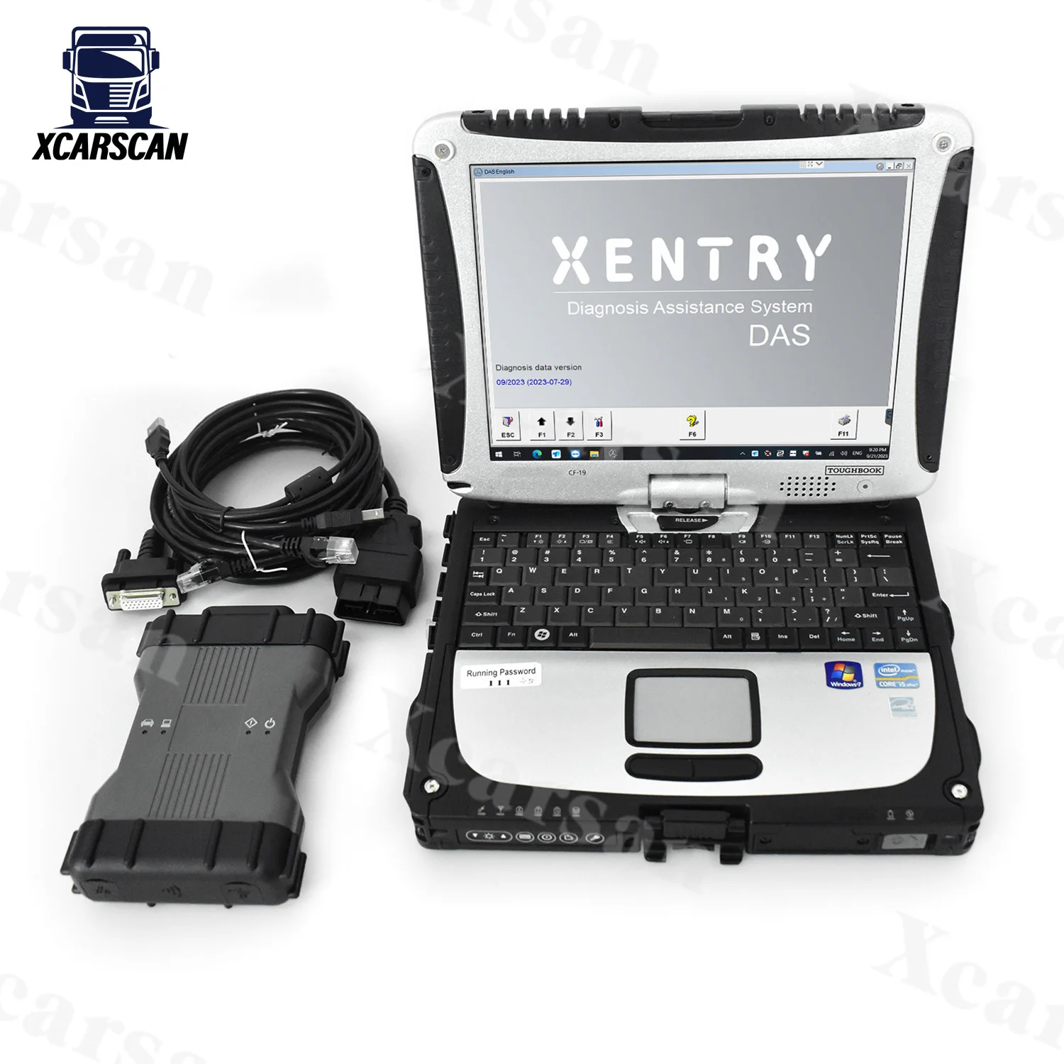 CF19 Laptop Xentry MB STAR C6 Diagnosis Tool V-CI DoIP For Benz das wis epc Multiplexer Full Configuration Car Diagnostic Tool