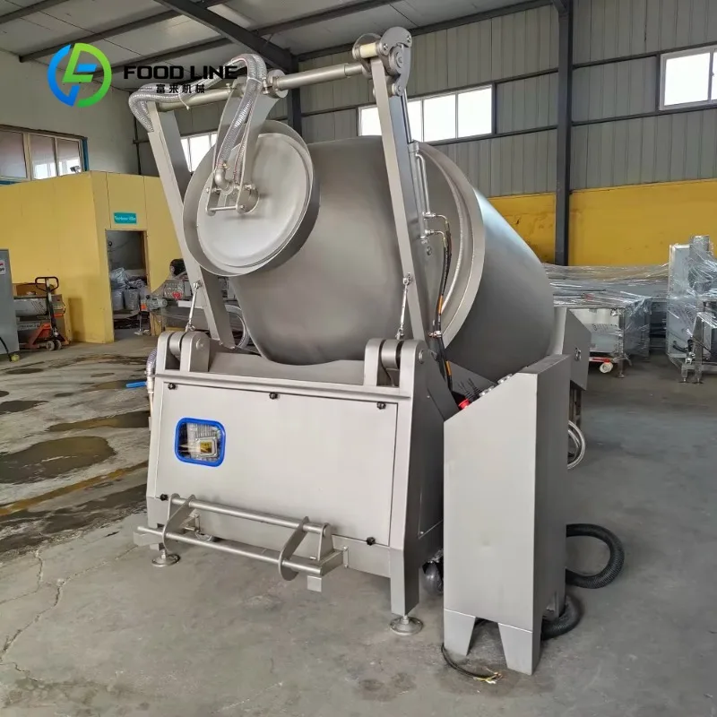 Customized meat tumbler tumbling marinator hydraulic vacuum wholesale stainless steel for chicken beef roast large food factory
