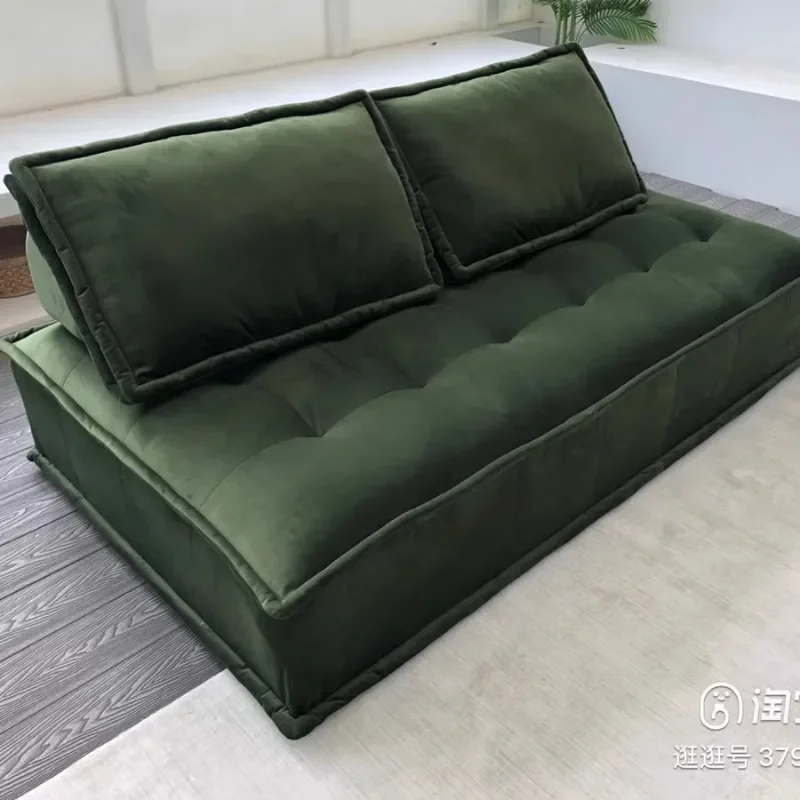 Minimalist Black Living Room Sofa Floor Lounge Modern Ergonomic Modular Couch Tatami Unique Canape Salon Living Room Furniture