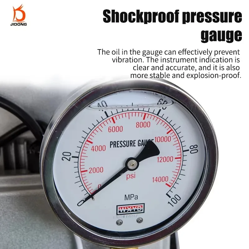 Ultra High Pressure 0.75KW Hydraulic Solenoid Pump Large Oil Storage Capacity Single/Double Circuit Trigger Foot Pedal OEM
