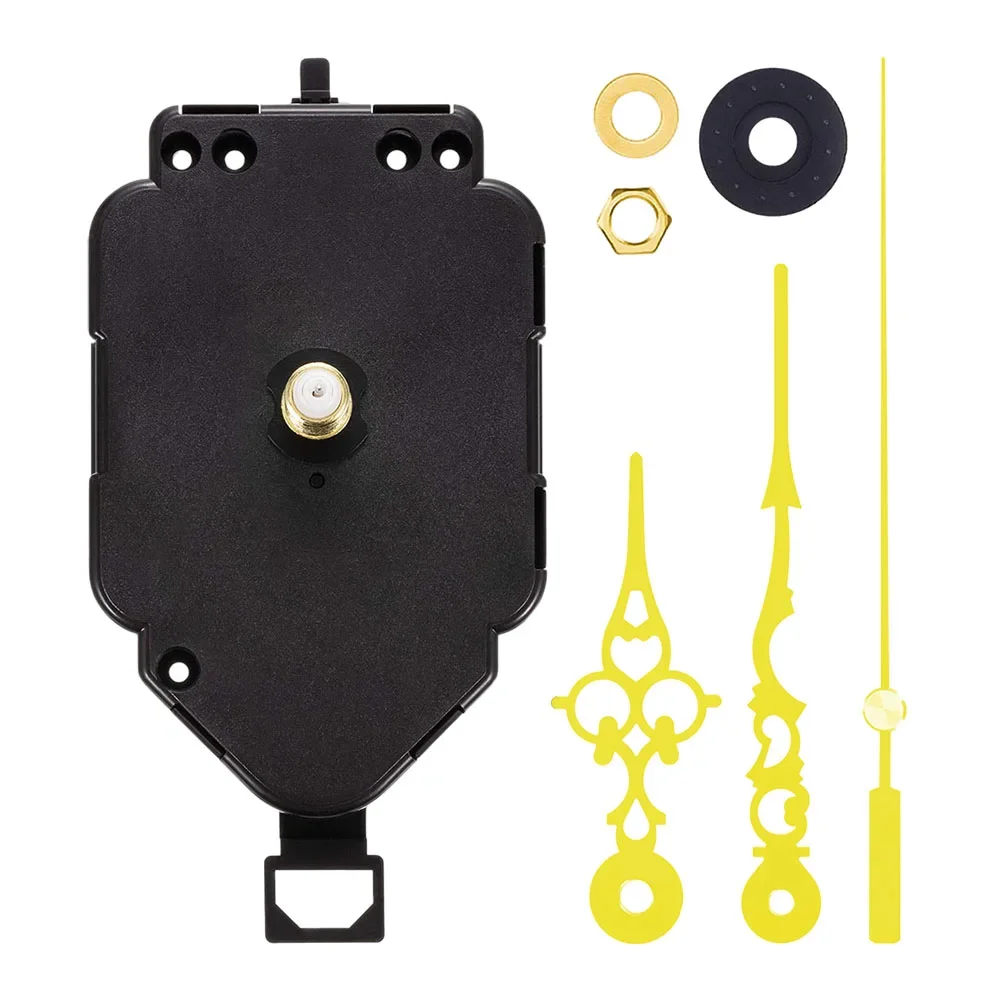 Installation Tips DIY Adjustable Shaft Length Movement Kits Pendulum Clock Movement Precise Timekeeping Quartz Elegant