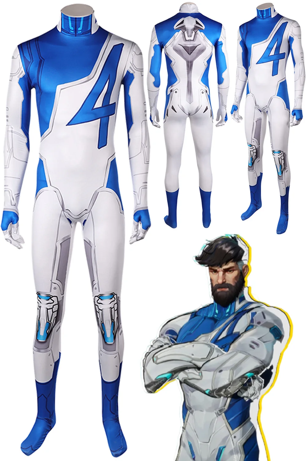 reed-richards-男性用コスプレスーツジャンプスーツスーツボディスーツ衣装ドレスアップゲームライバル変装ハロウィーンパーティースーツ
