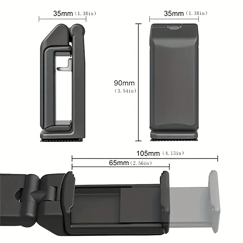 Universal Airplane Phone Stand Holder 360 Rotate Travel Phone Mount for Flying Handsfree Flexible Phone Clip for IPhone/Android