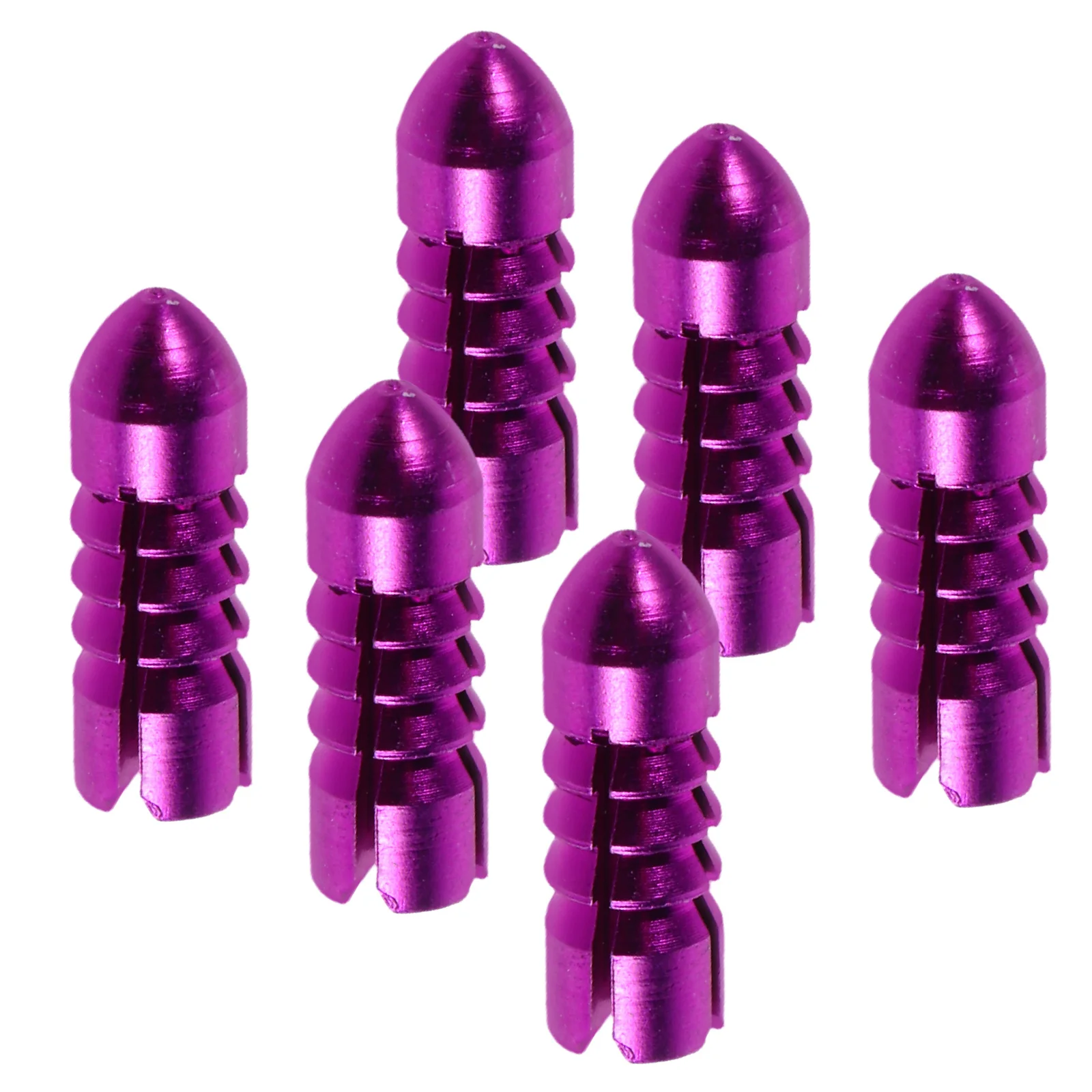 

6Pcs Dart Flight Protectors Aluminum Alloy Dart Wing Enhance Stability Accuracy for Professional Casual Play