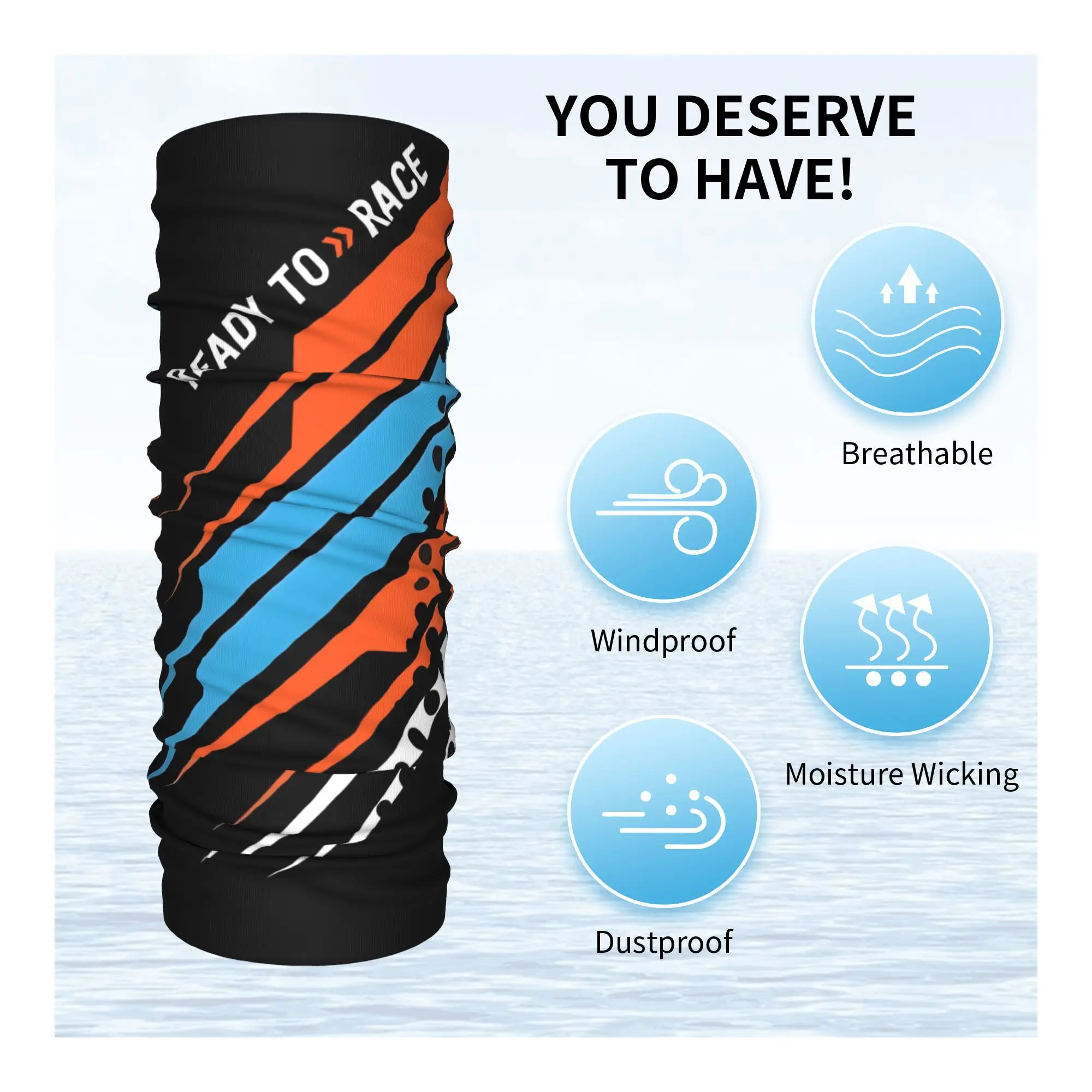 محرك مخصص جاهز للسباق إندورو كروس موتوكروس باندانا الرقبة أدفأ النساء الرجال الشتاء التزلج وشاح أنبوبي الجراب واقي الوجه