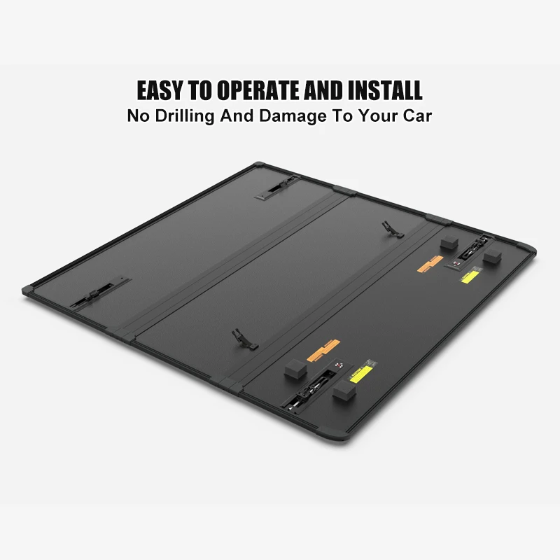 Pick up Parts  L200 Accessories Fold Tonneau Cover Hard Tri-Fold Cover for  L200 Triton