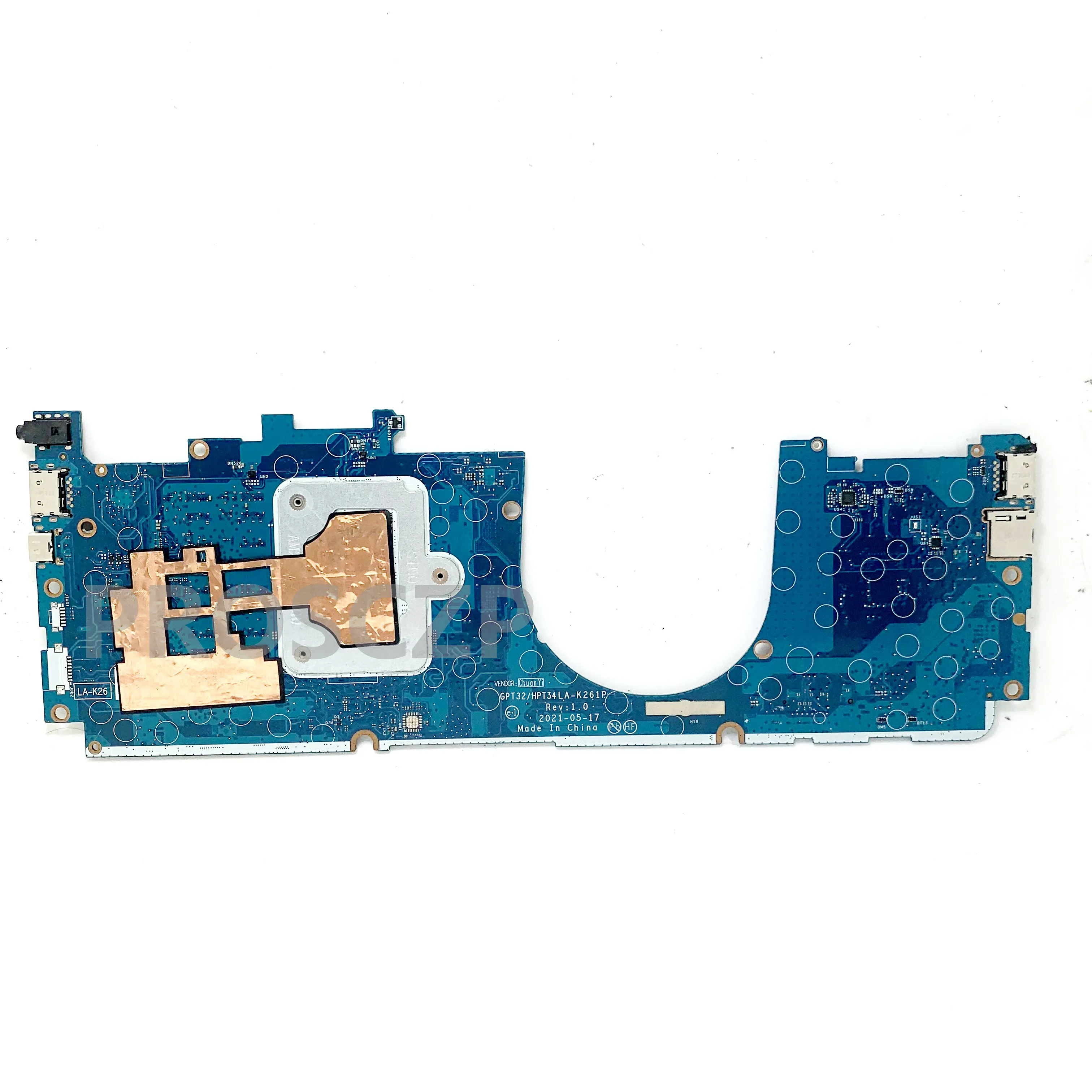 For HP X360 13-BD M15287-001 M15287-501 M15287-601 Laptop Motherboard GPT32/HPT34 LA-K261P W/SRK05 I5-1135G7 CPU 8GB 100% Tested