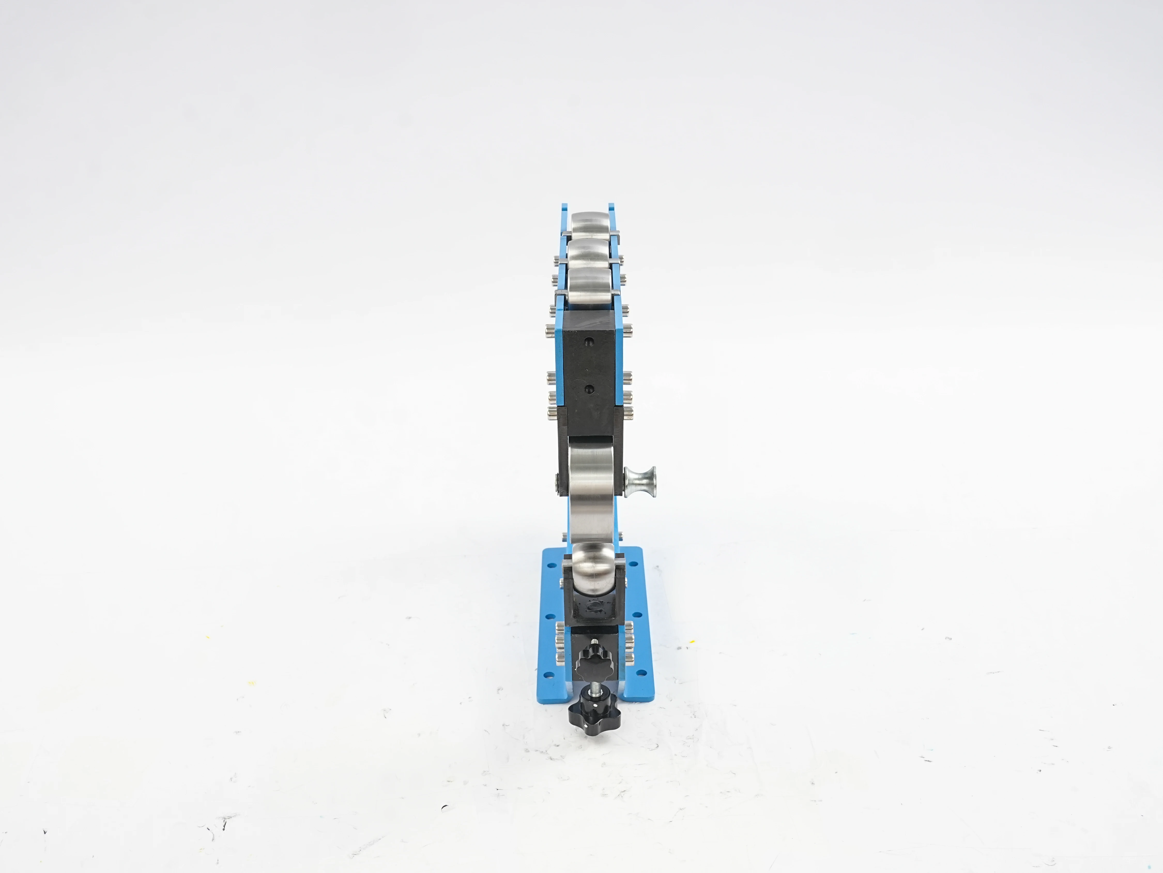 Benchtop Metal Shaping Tool With 4 Lower Wheels & 90° Rotatable Wheel, 16ga/1.5mm Steel Capacity for Auto Body Work