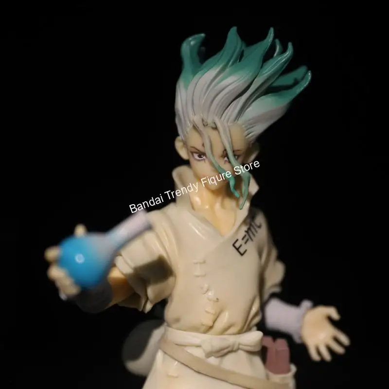 20cm Dr.STONE Anime Figure Ishigami Senkuu Action Figure #1262 Dr.STONE Senku Ishigami Figurine Collectible Model Doll Toys Gift