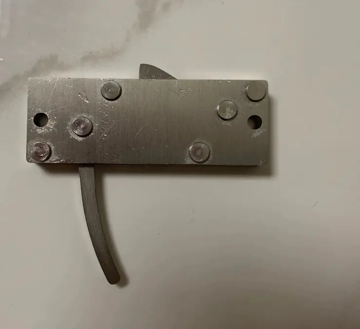 Bow and arrow card string lock model sliding door switch stainless steel crossbow machine touch lock release device three