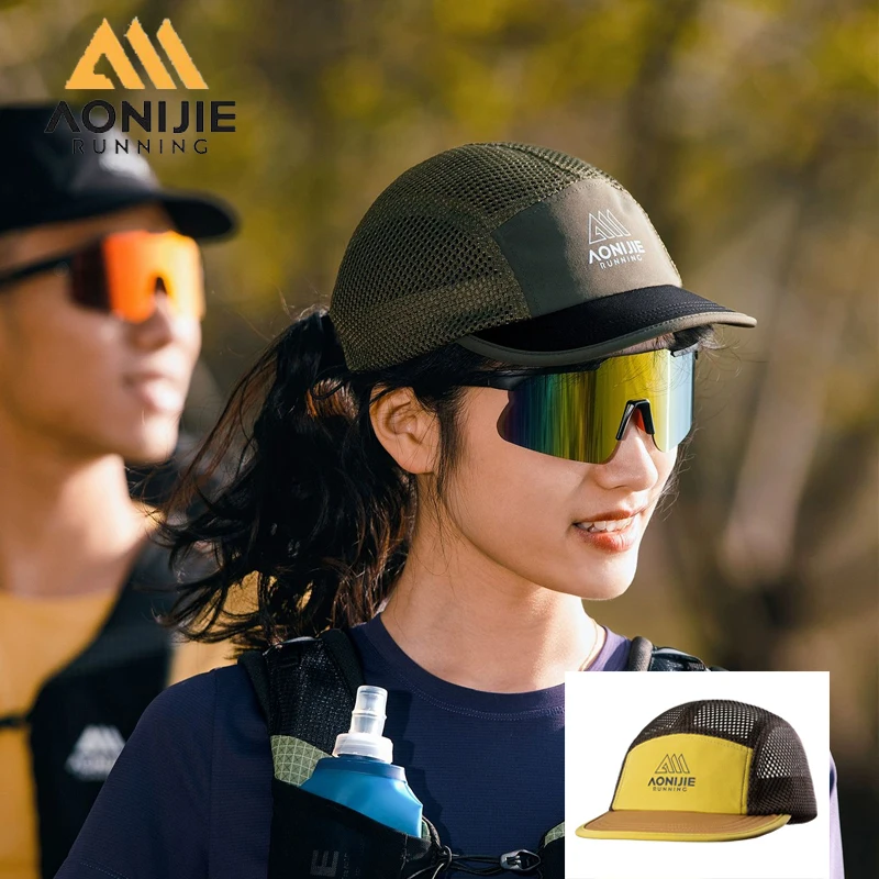 

AONIJIE Women Men Trail Running Cap Beach Hiking Sun Hat Breathe Visors Hat Sun UV Protection Sports Caps Tennis Golf Cap Climb