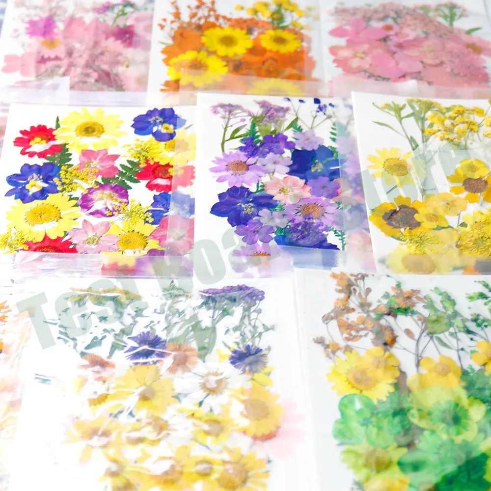 1Pack Dried Flowers Embossing DIY Resin Filling Materials UV Nail Art Jewelry Making Material Package Dry Flower Home Decoration