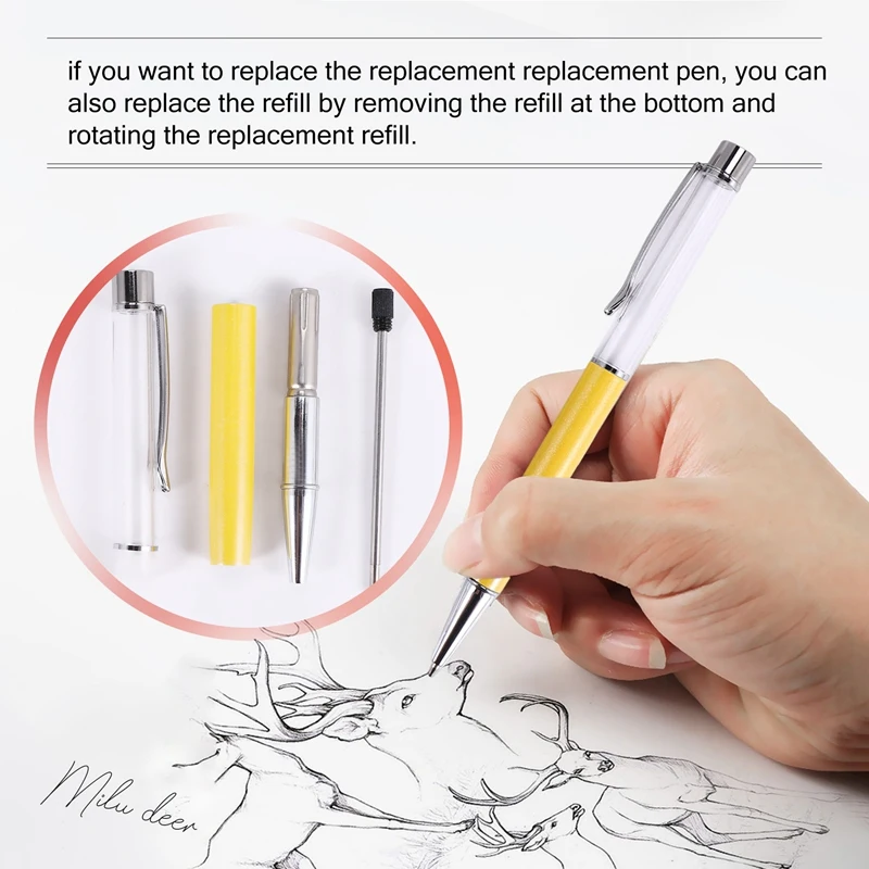 27 opakowań kolorowych pustych tubek pływających długopisów kulkowe długopisy do tworzenia ulubionych płynny piasek długopisów