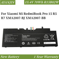 15.4V 4545mAh 70Wh R15B02W 4ICP6/68/73 Laptop Battery For Xiaomi Mi RedmiBook Pro 15 R5 R7 XMA2007-BJ XMA2007-BB