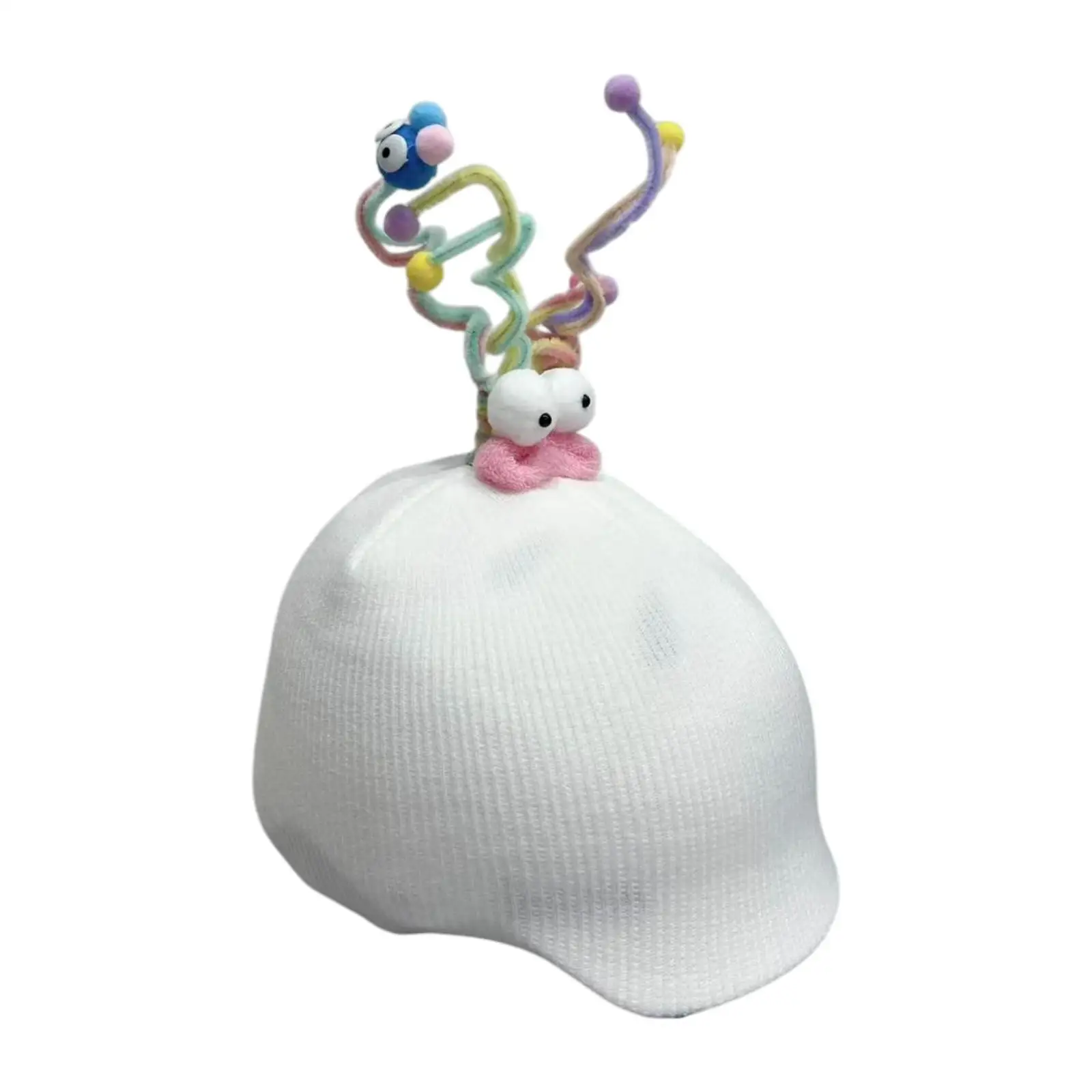 

Ski Helmet Cover Knitted Cap Decorative for Adults Funny Gifts Lovely Snowboard Soft Helmet Accessories Ski Helmet Decoration