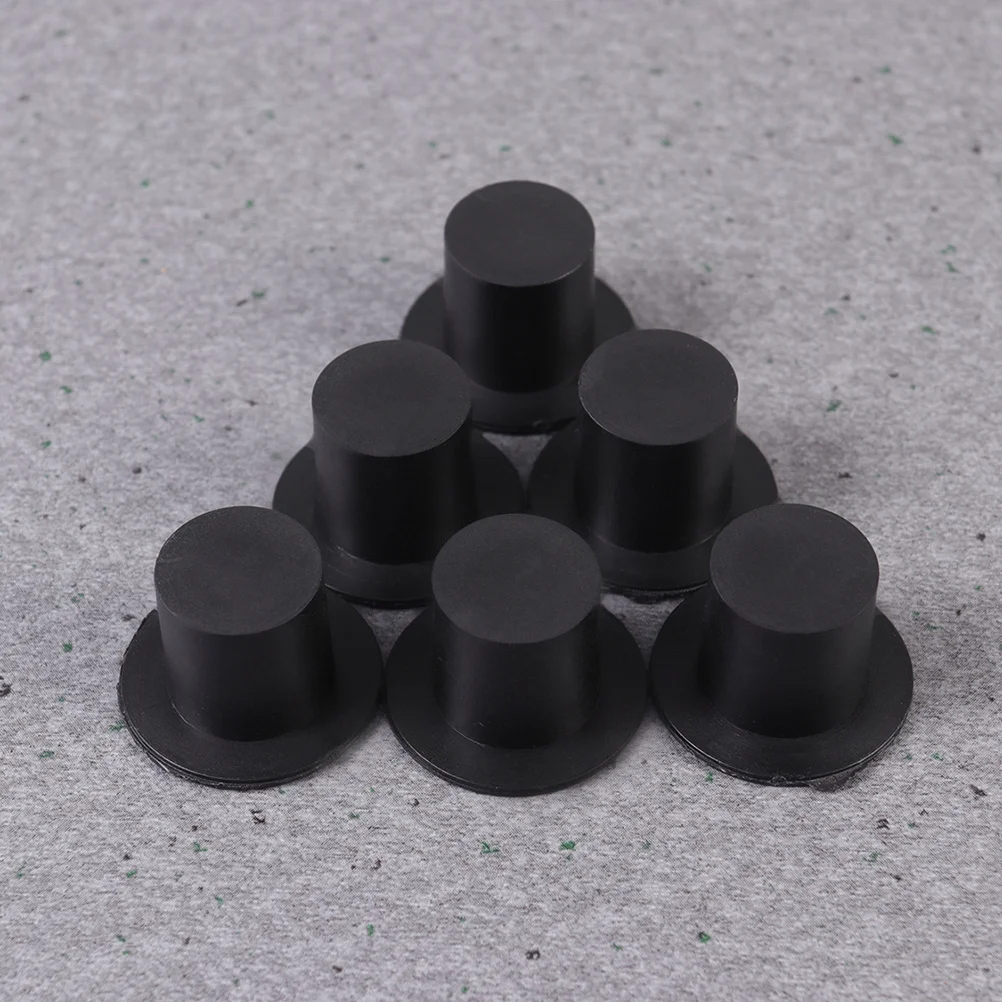 60Pcs Plastic Christmas Hat Mini Hats for Craft Projects DIY Party Supplies Snowman Decorative Caps Snowman Hat