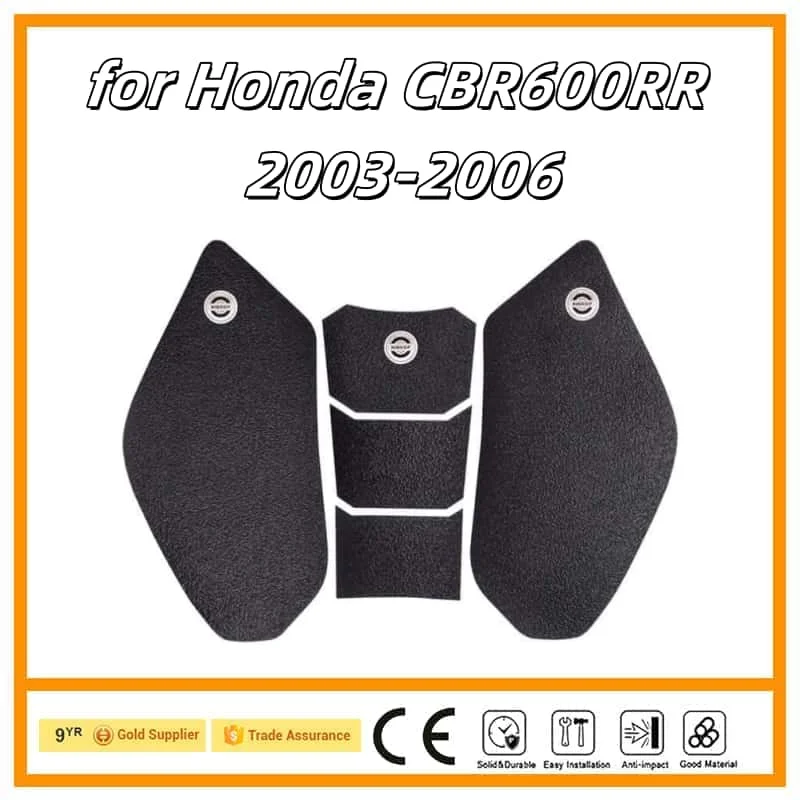 

Motorcycle Sticker Tank Non Slip Tank Traction Side Pad Protective Decal for Honda CBR600RR 2003-2006