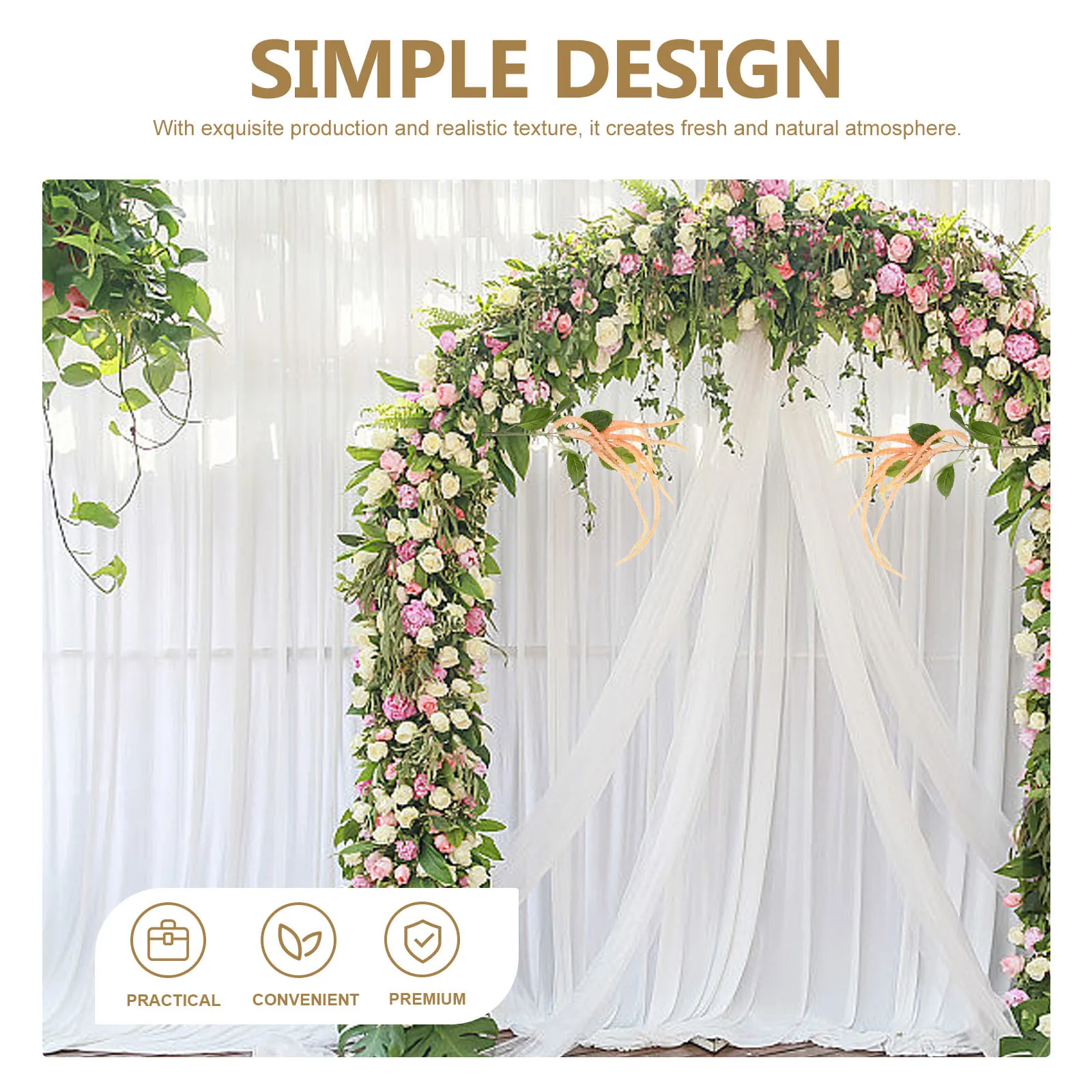 

Artificial Hanging Plant Fake Wall Decoration for Home Office Balcony Outdoor Greening Projects Bright Realistic Plastic Flower