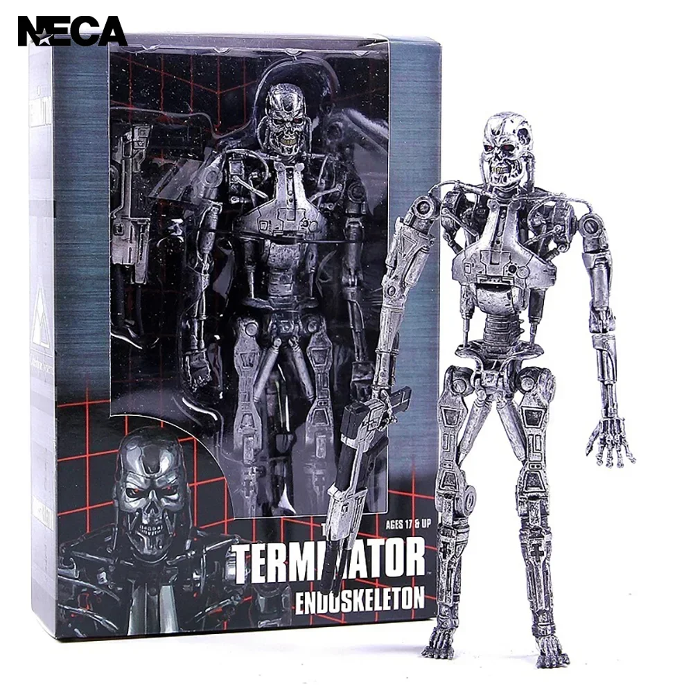 NECA Terminator Series T800-Skeleton Future Soldier Vinyl Doll Model Figures 18CM Children's Toy Gifts Collect Toys