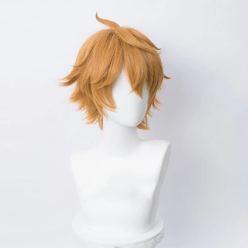 Tartaglia Childe Cosplay parrucca Anime Genshin impatto breve resistente al calore capelli sintetici Tartaglia gioco di ruolo Costume parrucche anime